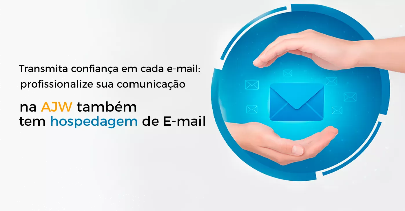 Banner institucional de hospedagem de sites