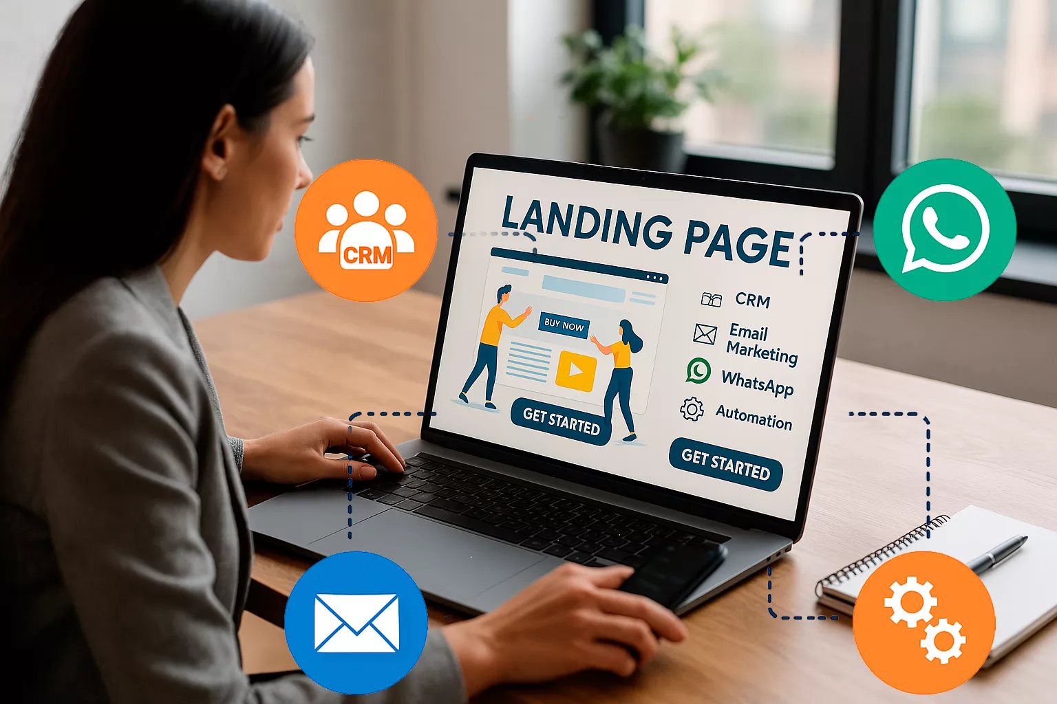 Integrações com ferramentas de marketing