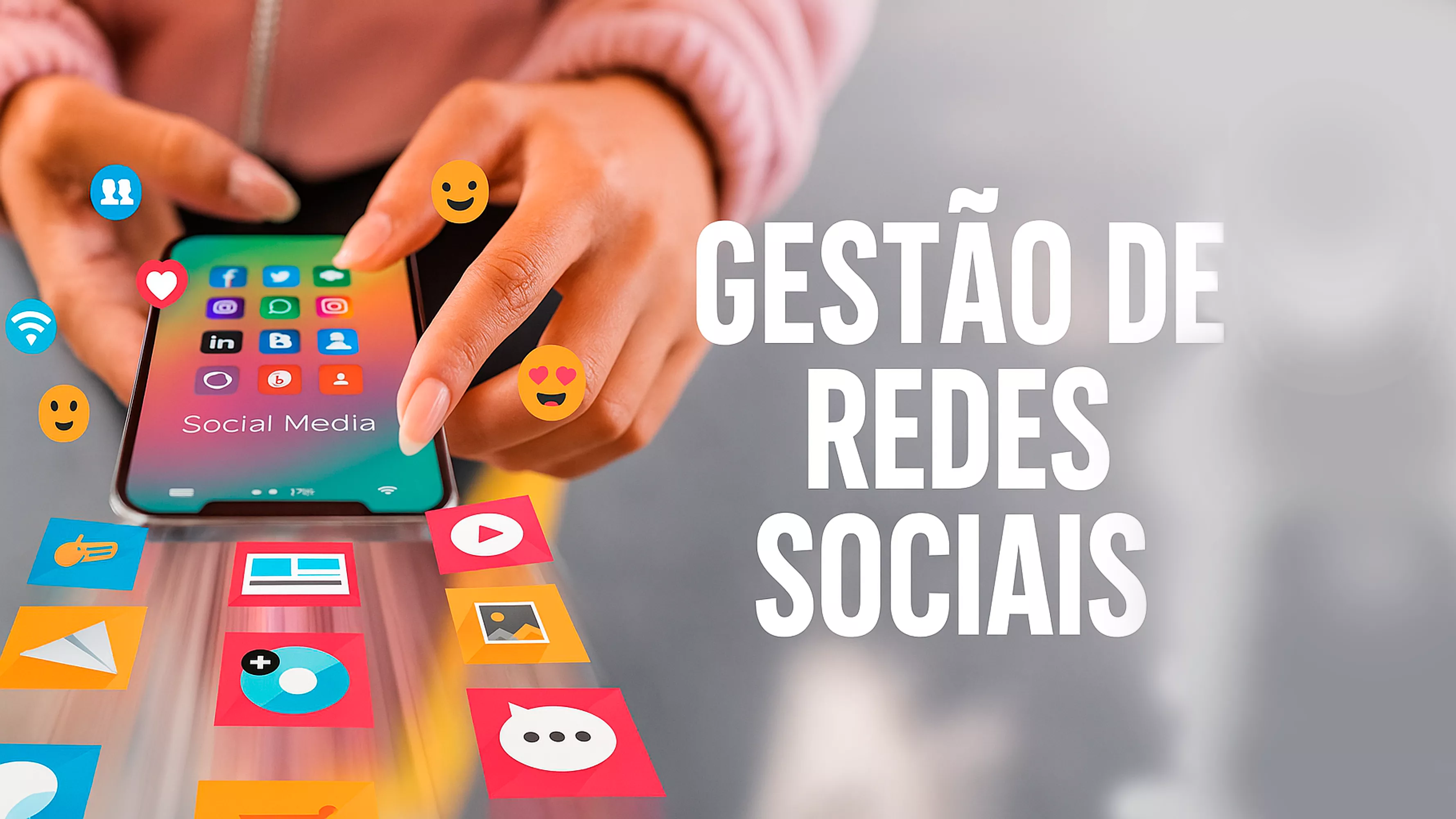 Gestão de redes sociais profissional