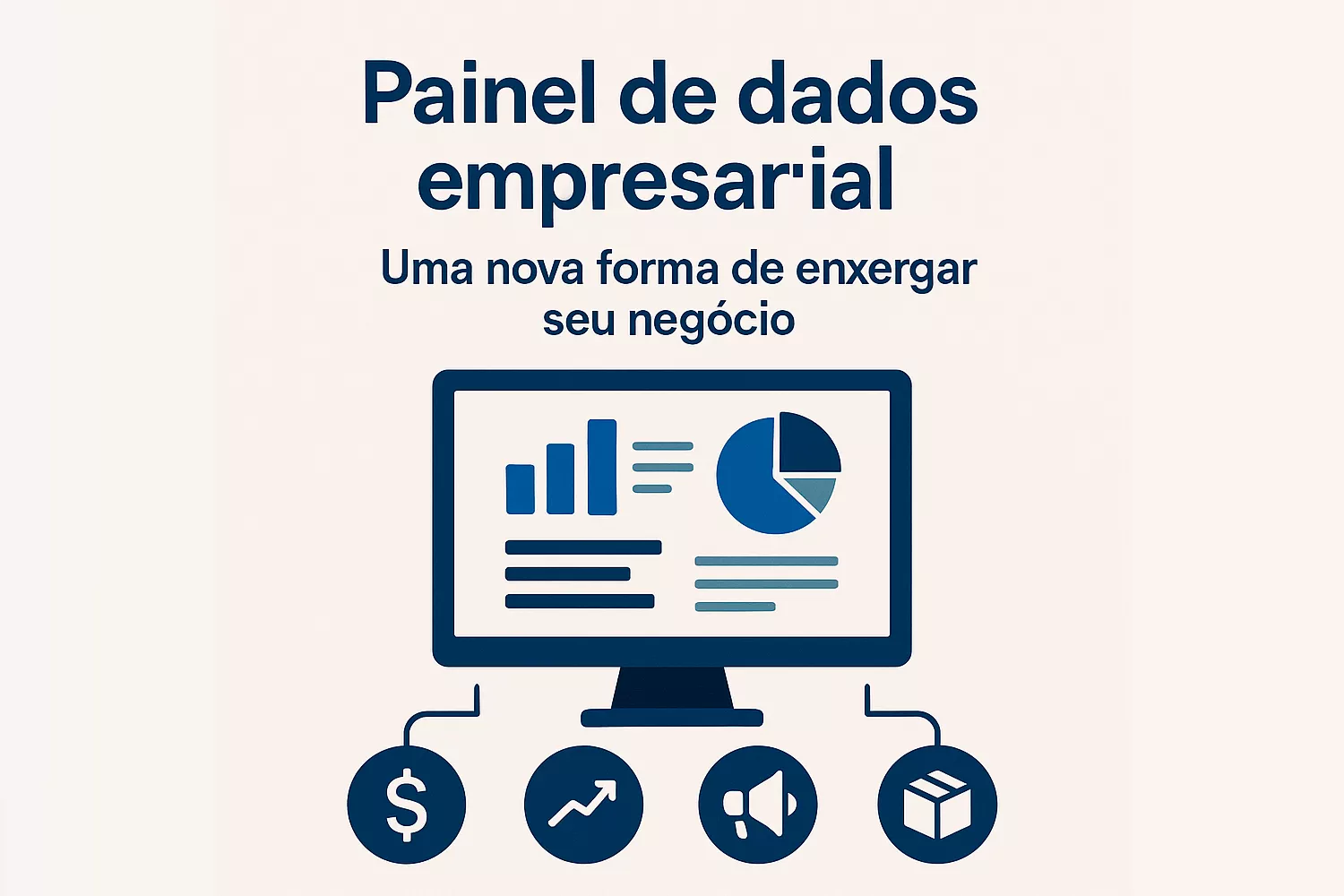Painel de dados empresarial