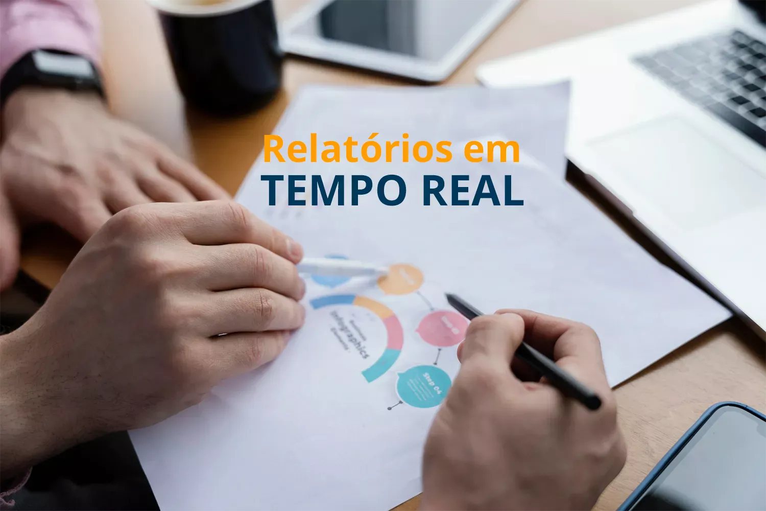 Relatórios em tempo real